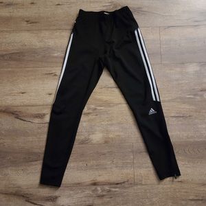 Adidas 3-stripe zipper ankle pants